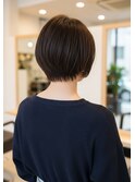 30代40代50代　美髪カラー　ショートボブ
