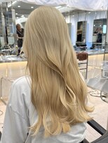 サンクプロジェクト(cinq PROJECT)&nbsp;ラベンダーミルクティーグレージュ韓国風顔まわりレイヤー原宿