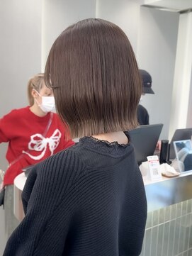 ロンドリゼル 札幌(Lond RiseL) ◯ オリーブグレー/韓国/レイヤーカット/髪質改善/縮毛矯正/札幌