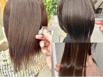 シキ(SHIKI)の写真/縮毛矯正は断られるかも…そんな髪の状態でもご相談ください！【学芸大学・髪質改善・ショート・ボブ】