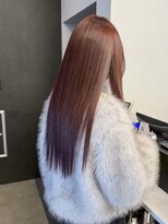 スノウ(SKNOW)&nbsp;○ブリーチなしダブルカラー　レッドバイオレット