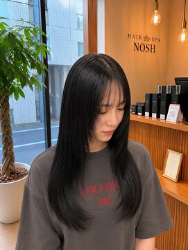 ヘアースパ ノッシュ 博多千代店(Hair Spa Nosh) ブルーブラックカラー