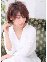 ヘアーズ ベリー 香椎店(hairs BERRY)&nbsp;ボブゆるふわスタイル