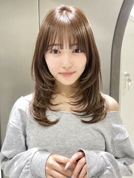 サンド クリア 横浜本店(sand clear) ミディアムレイヤーヘア