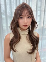 センネ 竹下駅前(Senne) 竹下レイヤーカット/グレージュ/ロングレイヤー/前髪顔まわり