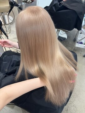 ペレ 原宿(PELE) ダークパープルナチュラルショート夏のヘアアレンジ原宿