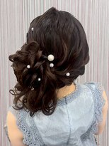 ベルグロー 北新地(BELLEGROW)&nbsp;パールサイドアップ｜梅田・北新地ヘアセット