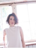 【amelie与野本町店】グロッシーな大人ボブ