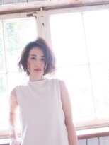 アメリエギャルソン(amelie et garcon) 【amelie与野本町店】グロッシーな大人ボブ