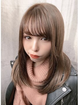 リンクス トウキョウ(LINKS TOKYO) 愛されペールグレージュ☆小顔レイヤー