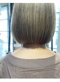 艶カラーミルクティーベージュbefore→after20代30代人気◇中島