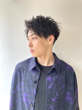 カットフォーユー(Cut For You) サイドパート×アップバング