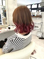 シャルムヘアー(charme hair) ピンク裾カラー