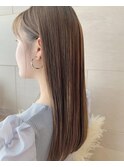【THREEbyKEEP尾山台】艶カラー×ナチュラルストレート