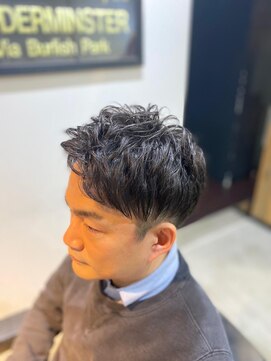 メンズサロン ウエストサイドカットクラブ(Men's West Side Cut Club) 40代おすすめ2ブロック×トップポイントパーマ