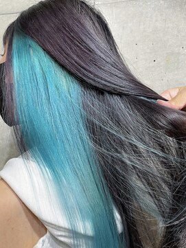 コークス 原宿 表参道(COKETH) 大人　インナーカラー　黒髪　艶カラー　（浦本伸次）