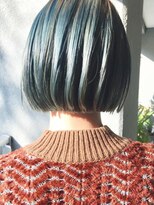 ボンド 三軒茶屋(Bond)&nbsp;ハイトーン　ブルーグリーン　ボブ　[三軒茶屋]