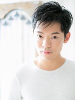 モッズヘア メン 上尾東口店(mod's hair men)&nbsp;黒髪くせ毛風パーマ/ツーブロックセミウェットスタイルT上尾