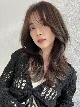 ロンド エスポワール 錦糸町(Lond espoir) 〇黒髪グレーベージュ韓国レイヤーロングくびれ前髪パーマ