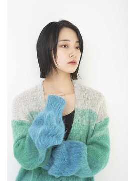 アーティクル(Article) 【Article二子玉川】大人フェイスレイヤー切りっぱなしボブ