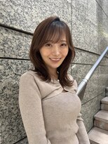 ミンクスオーバー(MINX OVER)&nbsp;○ セミディカールシアカラー姫カットダークアッシュ