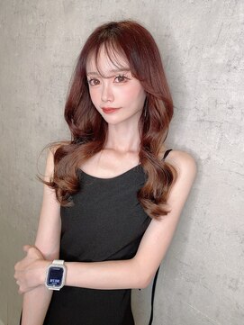 グリス(GRIZZ) 【エクステCherryBrown】シールエクステ/三宮/エクステサロン