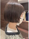 小顔ミニボブ×チョコレートカラー★中村大輔