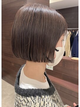 ジャム(Jam) 小顔ミニボブ×チョコレートカラー★中村大輔