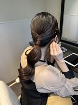 タイトヘア◎お呼ばれヘアセット