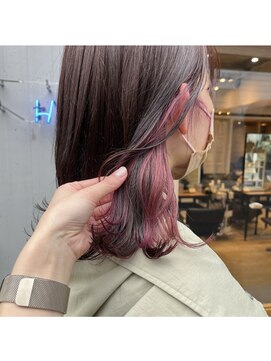 ホーム(HOME) インナーカラー　ピンク