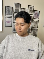 グラッドマンズカットクラブ 立川(GLADMAN'S CUT CLUB)&nbsp;七三フェードメンズカットニュアンスパーマストレートパーマ