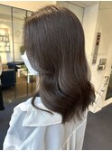 【W_SALON 河原町】マットグレージュ/ブリーチなしグレー