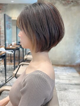 アフロート ルヴア(AFLOAT RUVUA) みねスタイル♪ 似合わせ ショート ボブ 30代 40代 小顔 新宿