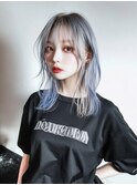 K_ミルクティーレイヤーダブルカラーインナーカラーケアブリーチ