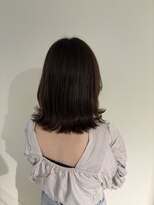 アヴァンスクロス あべのルシアス店(AVANCE.CROSS)&nbsp;艶カラー×ミディアムスタイル