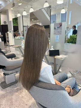 イメージア 町田店(IMAGE A) ロングミルクティーカラー@30代40代50代60代