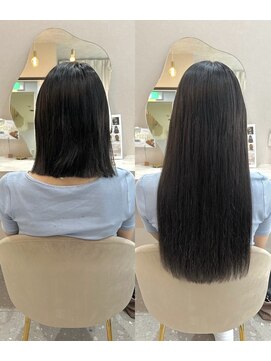 ミラ(Mila) ボブからロングに＊最高級人毛シールエクステ