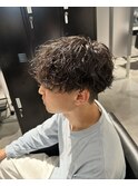 波巻きスパイラルパーマ/天神/赤坂/メンズパーマ/メンズサロン