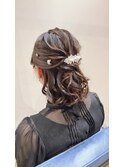 ☆*:.結婚式お呼ばれヘアアレンジ.:*☆