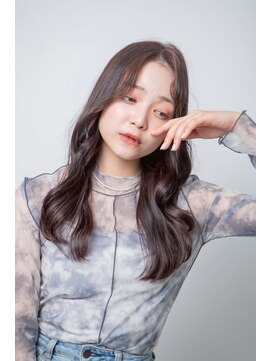 ルフュージュ バイ プロデュース 相模大野店(Refuge by Produce) チョコレートブラウン/ゆるふわウェーブ