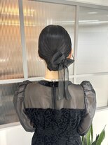 ユアーズヘア 神楽坂はなれ店(youres hair)&nbsp;艶っと＊タイトにまとまりシニヨン