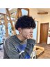 メンズデザインパーマ＋トリートメント