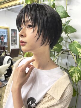 ヌード(NUDE) NUDE20代30代顔周りレイヤー ハンサムショート 大人ショートボブ