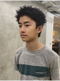 スパイキーショートメンズカットメンズショート学割渋谷刈り上げ