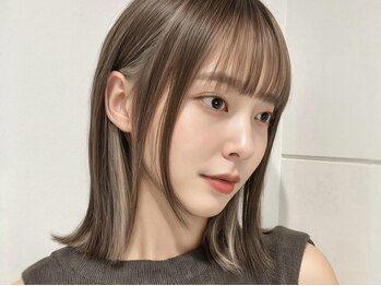 コネクトヘアデザイン バイ マツダ(CONNECT hair design by Matsuda)の写真/【南平駅北口/半個室あり】デザインカラーであなたのスタイルに新しい風を！ハイライトで遊び心をプラス♪