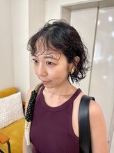イチエ(icie)&nbsp;ラフに動く黒髪パーマ