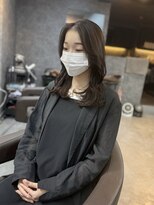 ザ シーワークス(THE Cworks)&nbsp;レイヤーカット/顔まわりレイヤー/グレージュ