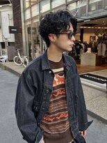 グリーンミドル(GREEN middle)&nbsp;メンズカット/メンズパーマ/メンズショートパーマ/アップバング