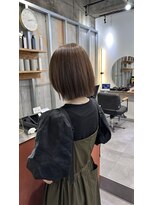 イオエ 梅田(ioe) ダブルカラー/大人ボブ/黒髪スタイル/髪質改善/縮毛矯正