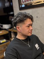 ザブラッズ 姫路(THE BLOODS)&nbsp;ツイストパーマ×ホワイトメッシュ